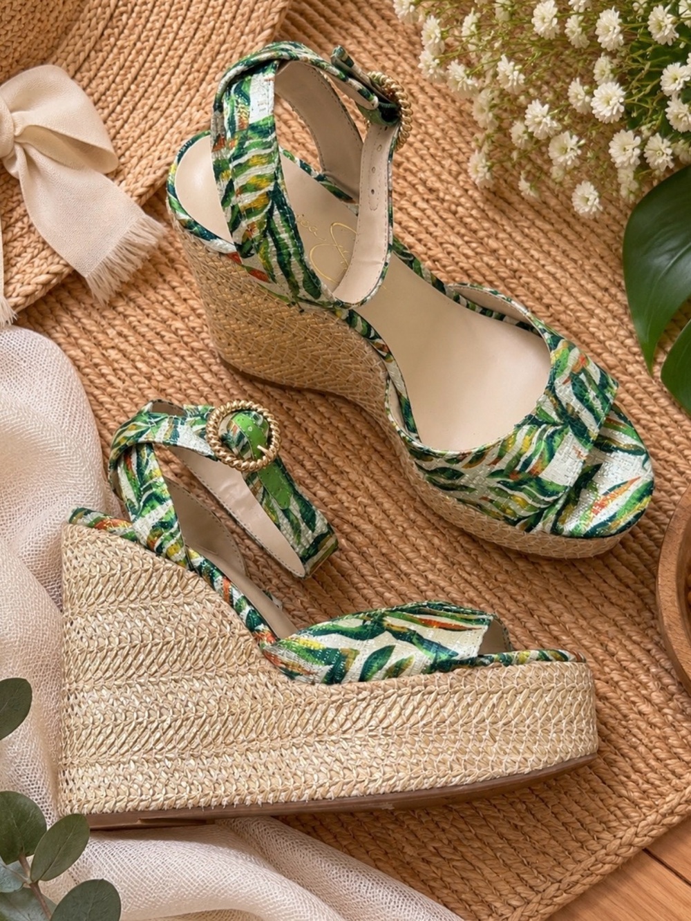 Kamindi Platform Wedge Espadrille Sandals